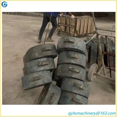 Martelo de triturador resistente ao desgaste para equipos mineiros